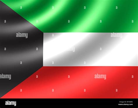 Kuwait Flag Stock Photo Alamy