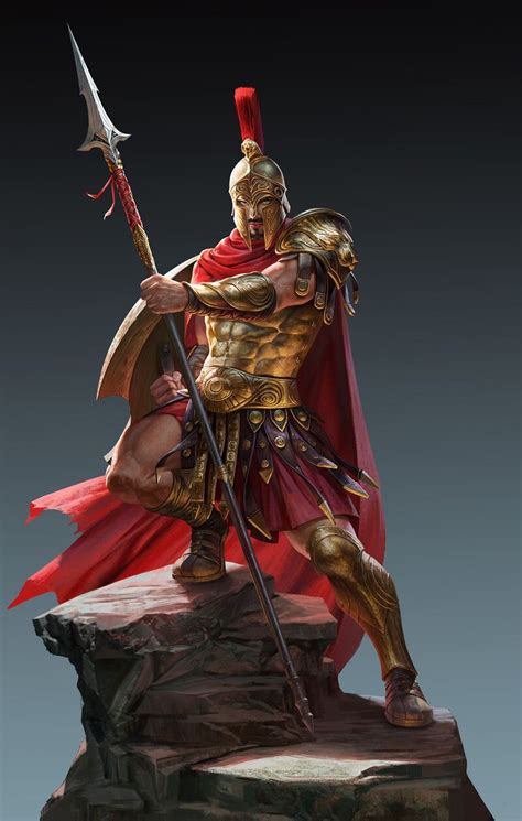 Artstation Ares H Q Greek Gods Greek Warrior Greek Mythology Art