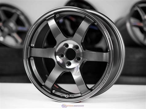 Volk Racing Te37sl Saga 18×85″ 45 5×100 Pressed Graphite Pg Wheel Set