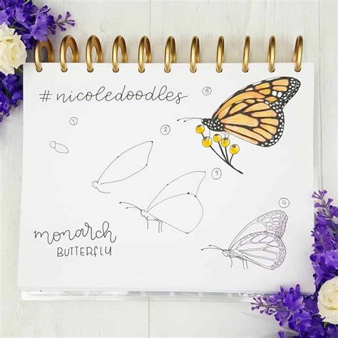 57 Amazing Butterfly Bullet Journal Spreads My Inner Creative