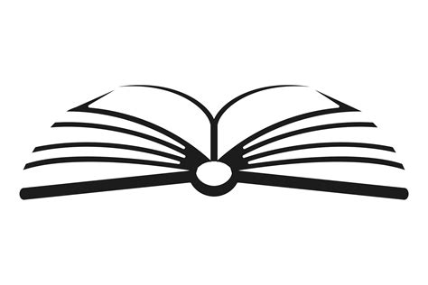 Open Book Icon Reading Club Logo Knowl Graphic By Vectortatu