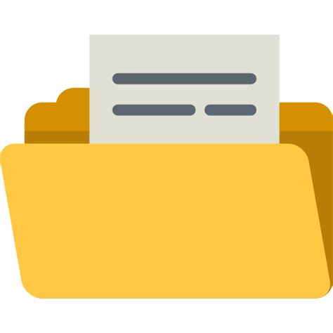 Flat Folder Icon Png