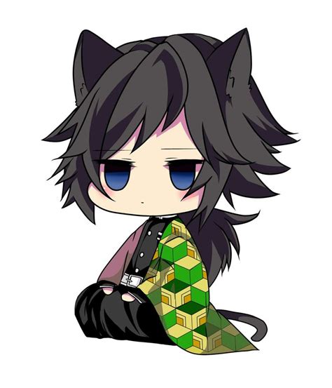 Tomioka Giyuu Anime Chibi Anime Demon Cute Anime Character