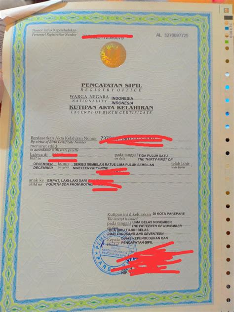 Contoh Surat Permohonan Ganti Nama Akta Kelahiran Anak Surat