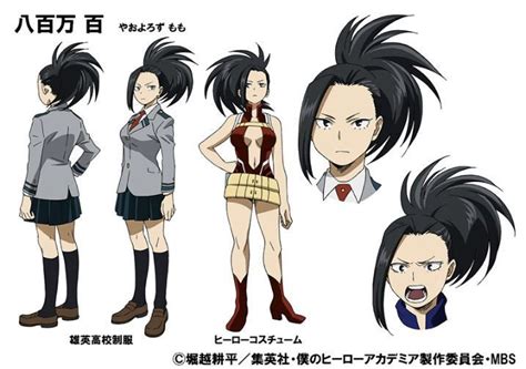 Diseños De Momo Yaoyorozu Y Fumikage Tokoyami En El Anime Boku No Hero