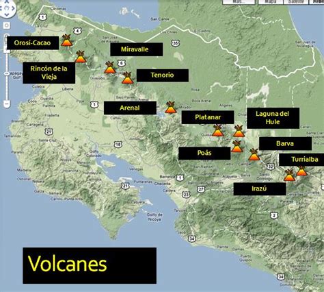 Volcanes De Costa Rica