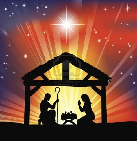 Christmas Nativity Scene Clipart Clipart Suggest