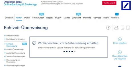 Deutsche bank can adjust to your needs, allowing you to move around as freely as you want thanks to its deutsche bank online service. Echtzeit-Überweisung - Deutsche Bank Privatkunden