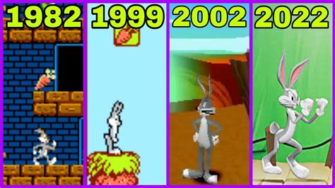 Evolution Of Bugs Bunny In Video Games 1982 2022 Youtube