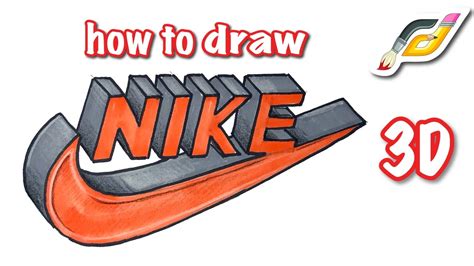 How To Draw Nike Logo In 3d 1 On Youtube Youtube