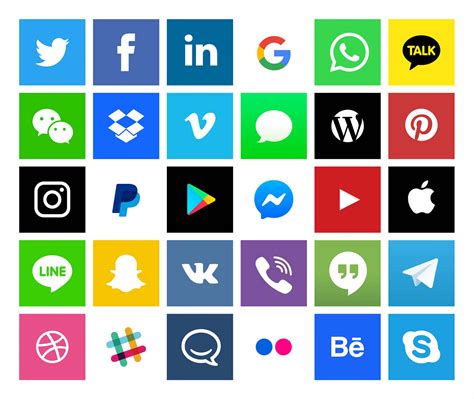 Free Social Media Vector Icons Ai