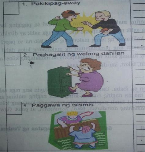 Kilalanin Sa Larawan Ang Kilos Na Nagpapakita Ng Wastong Intensyon At