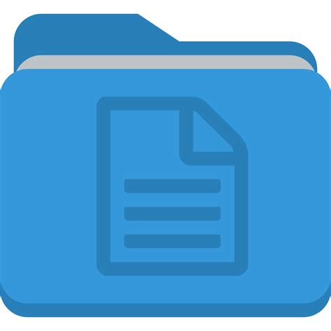 Folder Document Icon Small And Flat Iconpack Paomedia