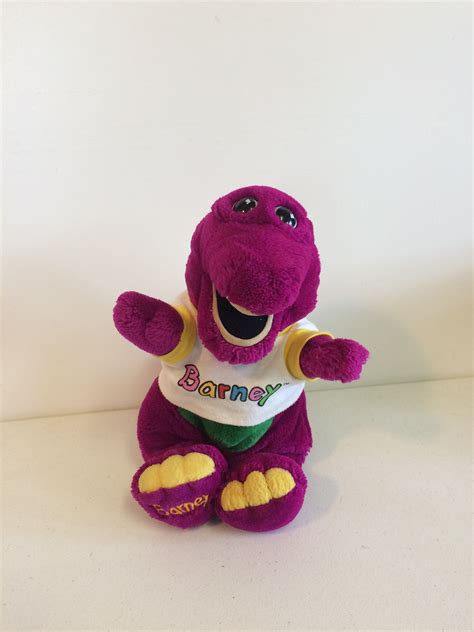 Dakin Barney Barney Plush Dakins Barney Barney Plush Doll Etsy