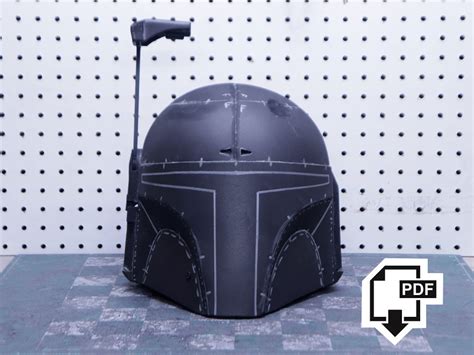 Foam Boba Fett Helmet Digital Templates Etsy Canada