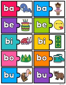 Letra B Sílabas con B ba be bi bo bu Spanish Letter of the week B