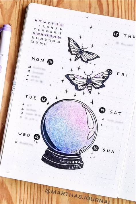 Best Butterfly Themed Bullet Journal Spreads For