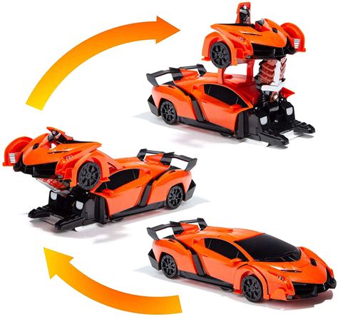 Wall Climbing Car Transforming Robot Remote Control Car For Boys