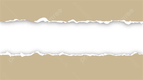 Borde De Papel Kraft Rasgado Png Papel Rasgado Papel Marco Png Y