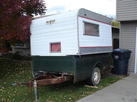 Find skamper truck camper in for sale. Did This Guy Just Put a Camper on a Flatbed Trailer?