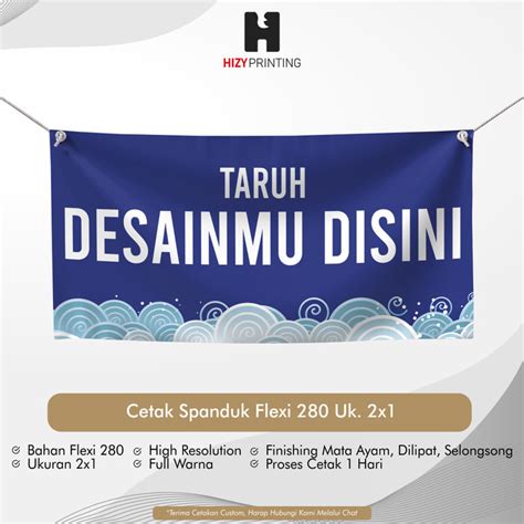 Jual Cetak Banner Spanduk Ukuran 2x1 Meter 1 Hari Jadi Kota