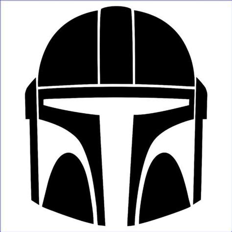 How To Draw A Mandalorian Helmet Amanda Gregorys Coloring Pages