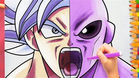 How To Draw Goku Vs Jiren Step By Step