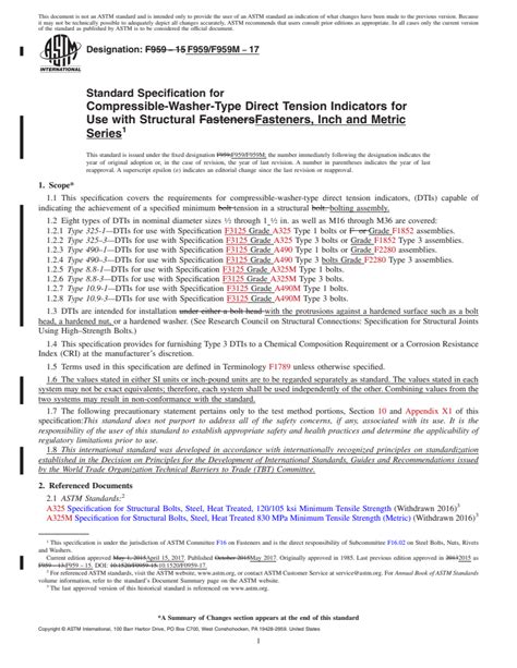 Astm F959f959m 17 Standard Specification For Compressible Washer