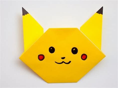 Easy Origami Pikachu Tutorial Pink Stripey Socks