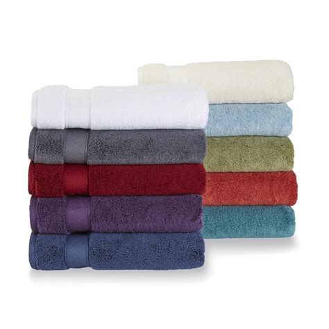 Both the blue and white towels that we tested still looked price when reviewed: Cannon Egyptian Cotton Hand Towel - Bed & Bath - Bath ...