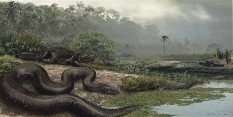 Titanoboa Titanic Boa Fossil From Colombia Is Worlds Largest Snake