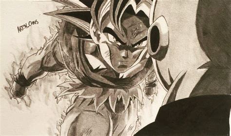 Ultra Insctinct Goku Vs Jiren Drawing Dragonballz Amino