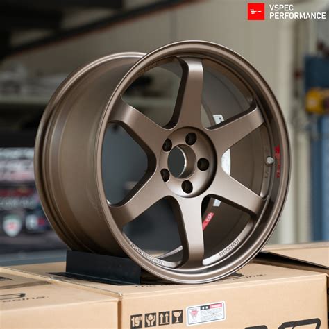 Volk Racing Te37sl Super Lap 19x9522 5x112 Bronze Set