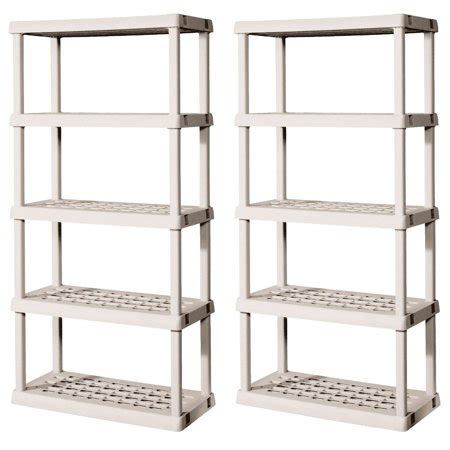 Save $10.00 (13%) not available for shipping. 2) Sterilite 01558501 Durable 5-Shelf Upright Ventilated ...