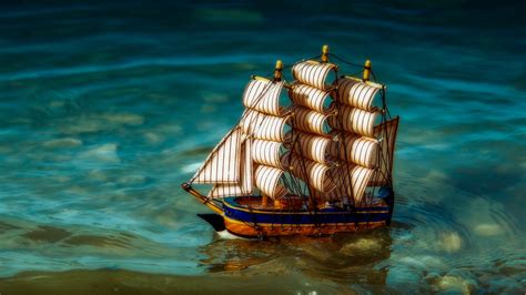 Sailing Ship Boat Nature Ocean Pirate Ship Yacht HD 60 OFF