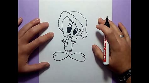 Como Dibujar A Piolin Paso A Paso Looney Tunes How To Draw Piolin