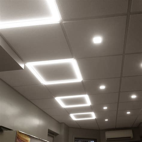 I'm considering adding some diffusers on the frame of my drop ceiling to get more liveliness. Led Drop Ceiling Lights | azspringtrainingexperience