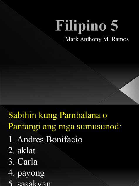 Mga Uri Ng Pangngalan Ayon Sa Gamit Pdf