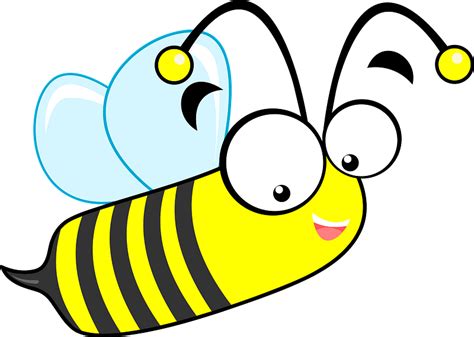 Flying Cartoon Bee Clipart Free Download Transparent Png Creazilla