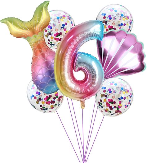 Big Balloons Birthday 6 Year Birthday Decoration Children