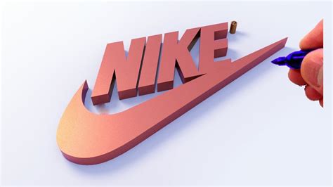 3d Nike Logo How To Easy Draw The Nike Logo In 3d Step By Step