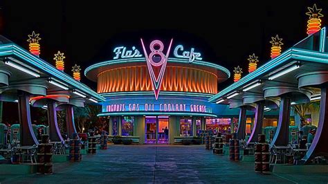 CARS LAND Disney S California Adventure Radiator Springs HD Wallpaper