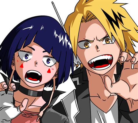 Jirou Kyouka X Kaminari Denki By Nurbaw On Deviantart