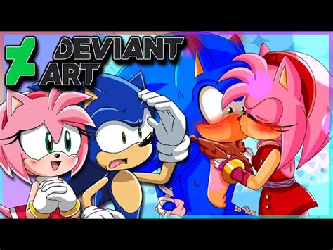 And i'm sure i haven't drawn tails in about two years. Sonic and Amy VS DeviantArt - clipzui.com