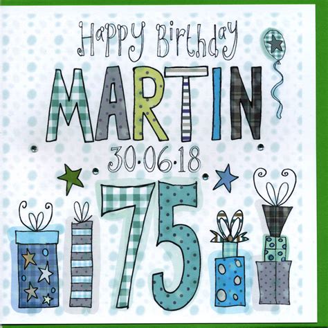 75th Birthday Cards For Mum Card Design Template