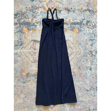 Susana Monaco Navy Blue Maxi Dress Gem