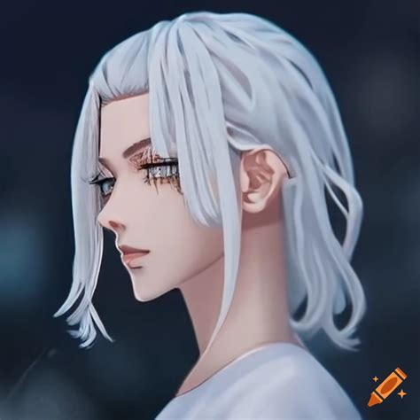 Fan Art Of A White Haired Female Character From Tokyo Revengers