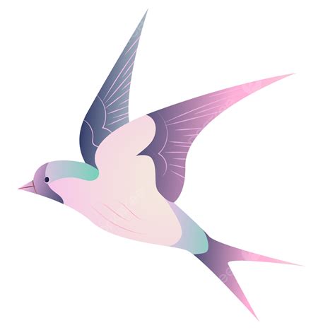 Purple Bird Vector Art Png Purple Bird Illustration Birdie