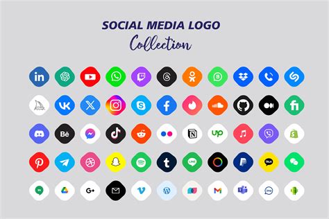 Popular Social Media Icons Graphic By Samiramammadova4888 · Creative