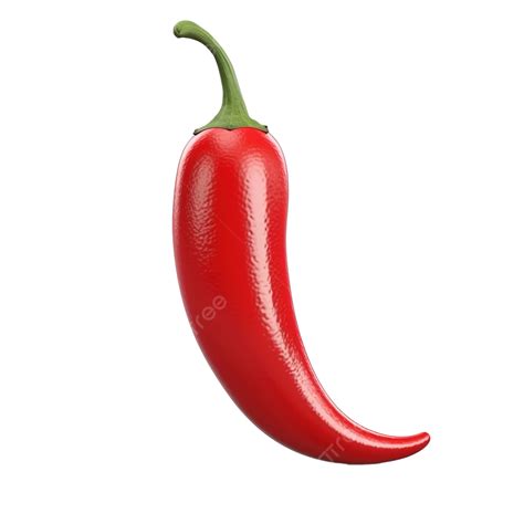 3d Render Red Chili Object 3d Chili Chili Isolated Png Transparent